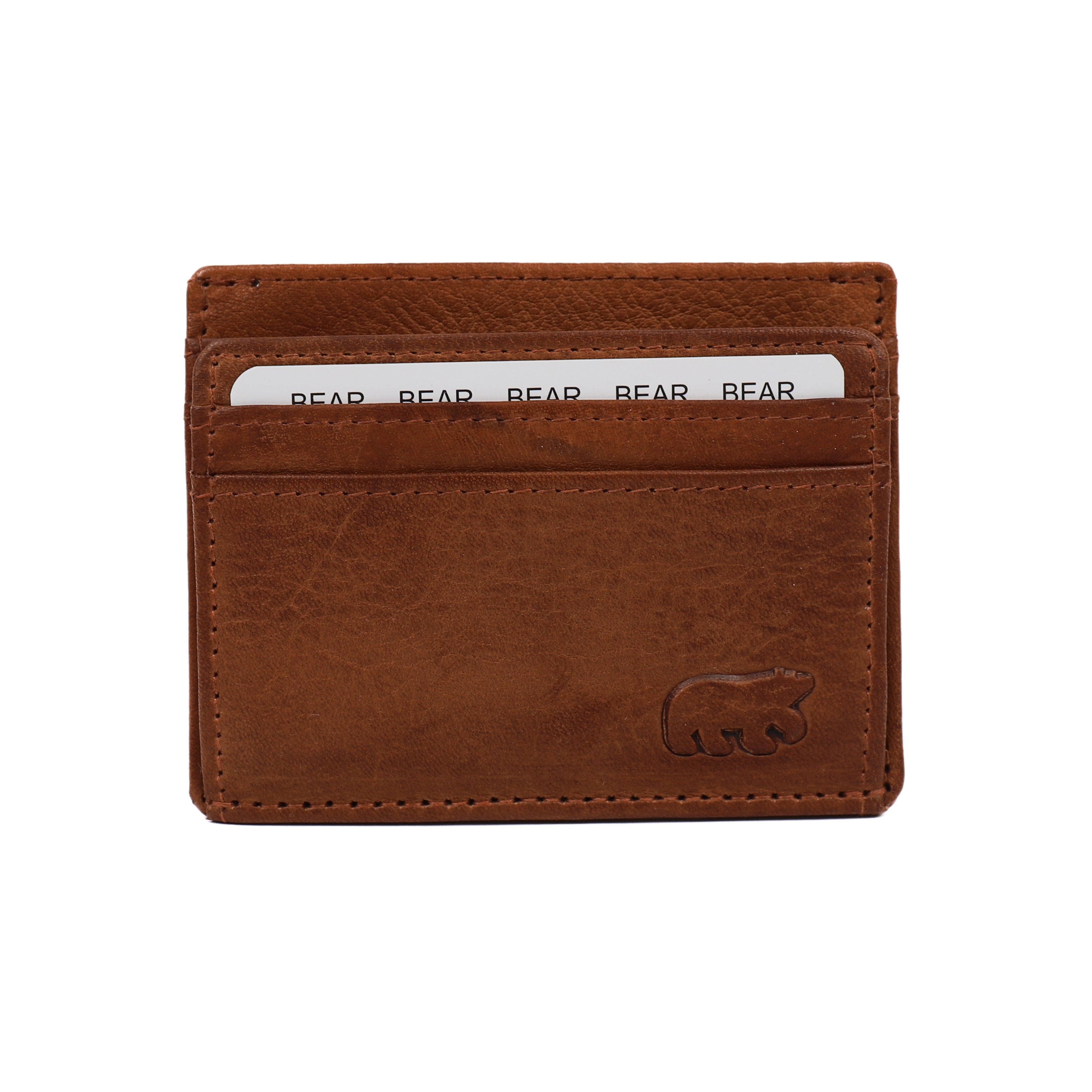 Pasjeshouder 'Marco' cognac Cognac
