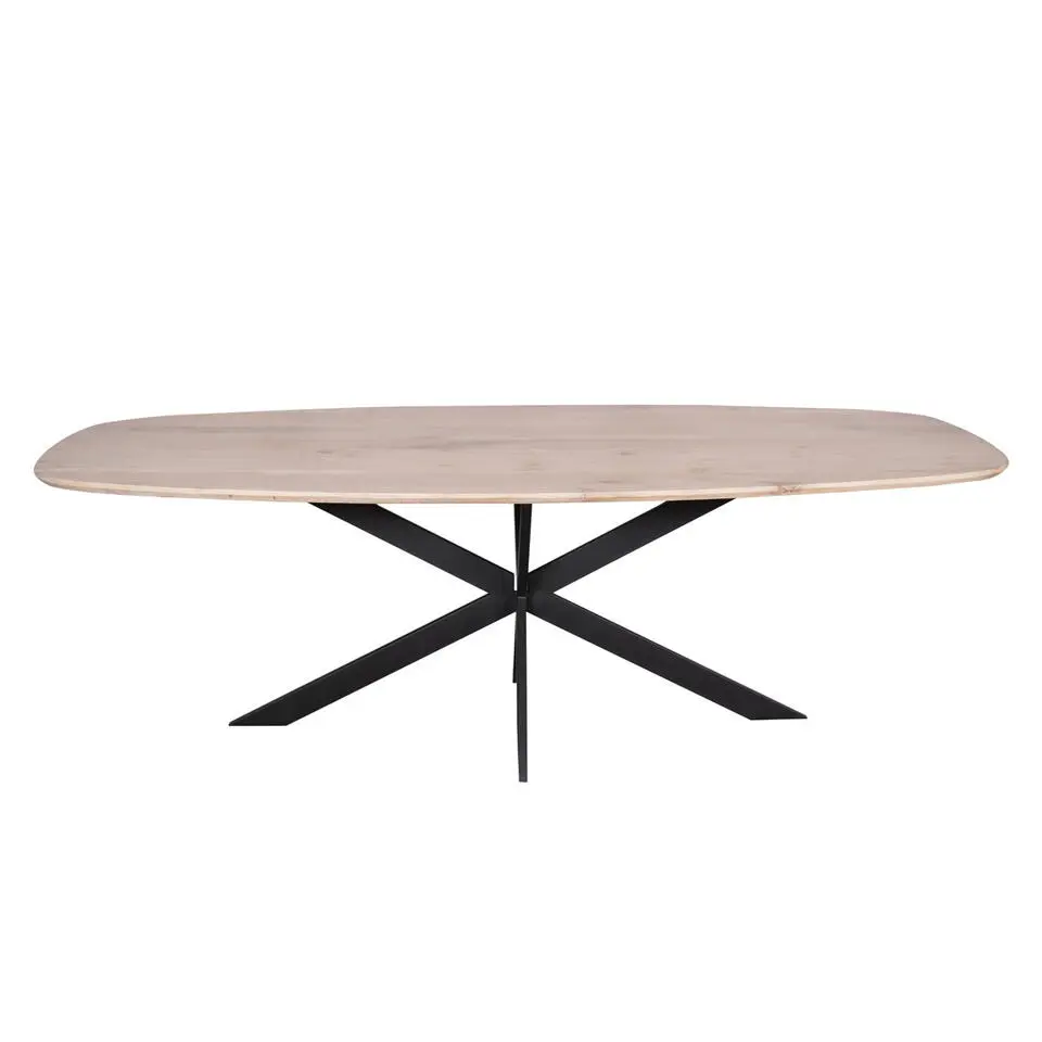 Eettafel Naturel Hout - 200x100x76cm - Ferris