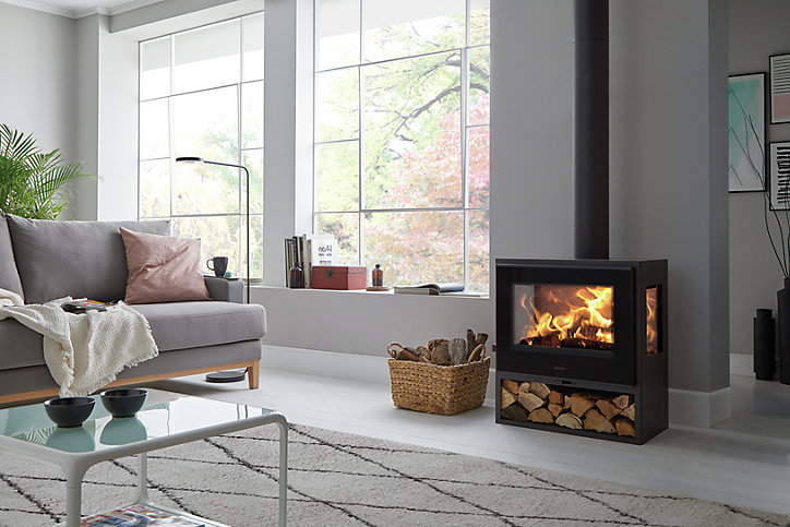 Poêle à bois en acier Panadero Java 3V 5.9kW 210m3