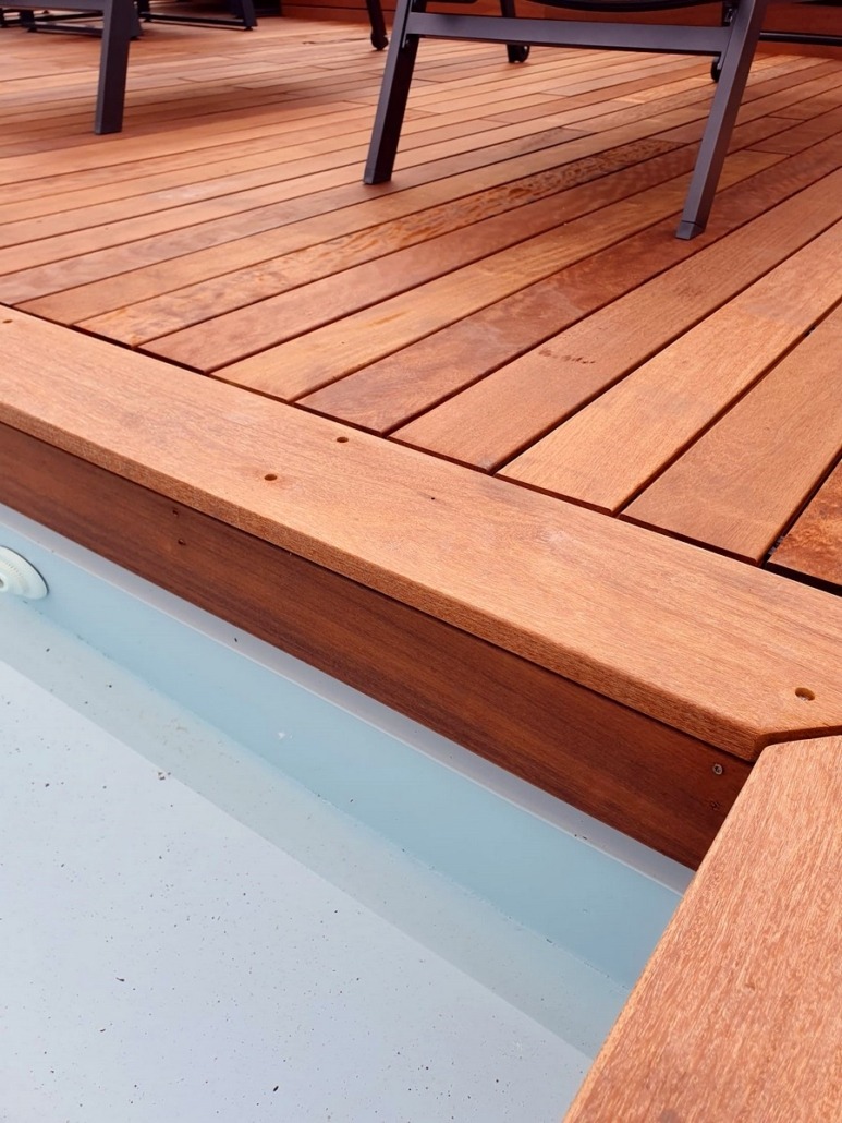 Pack complet 45m² lame de terrasse itauba lx1550mm avec clips, lambourde, cale de ventilation, plot pvc, bande bitumineuse