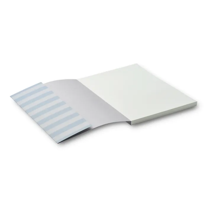 Liewood Carnet A4 Jae | Stripe Sea blue/Sandy