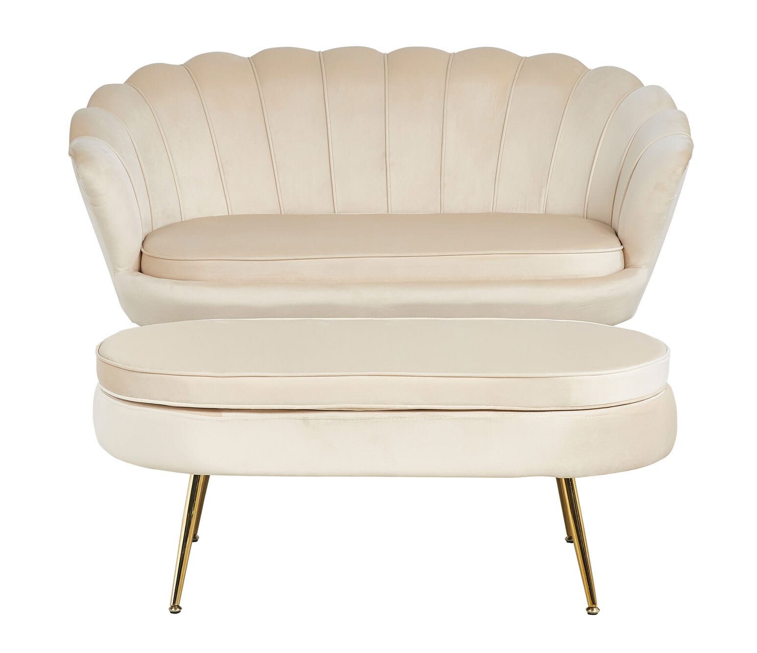 Polsterbank beige