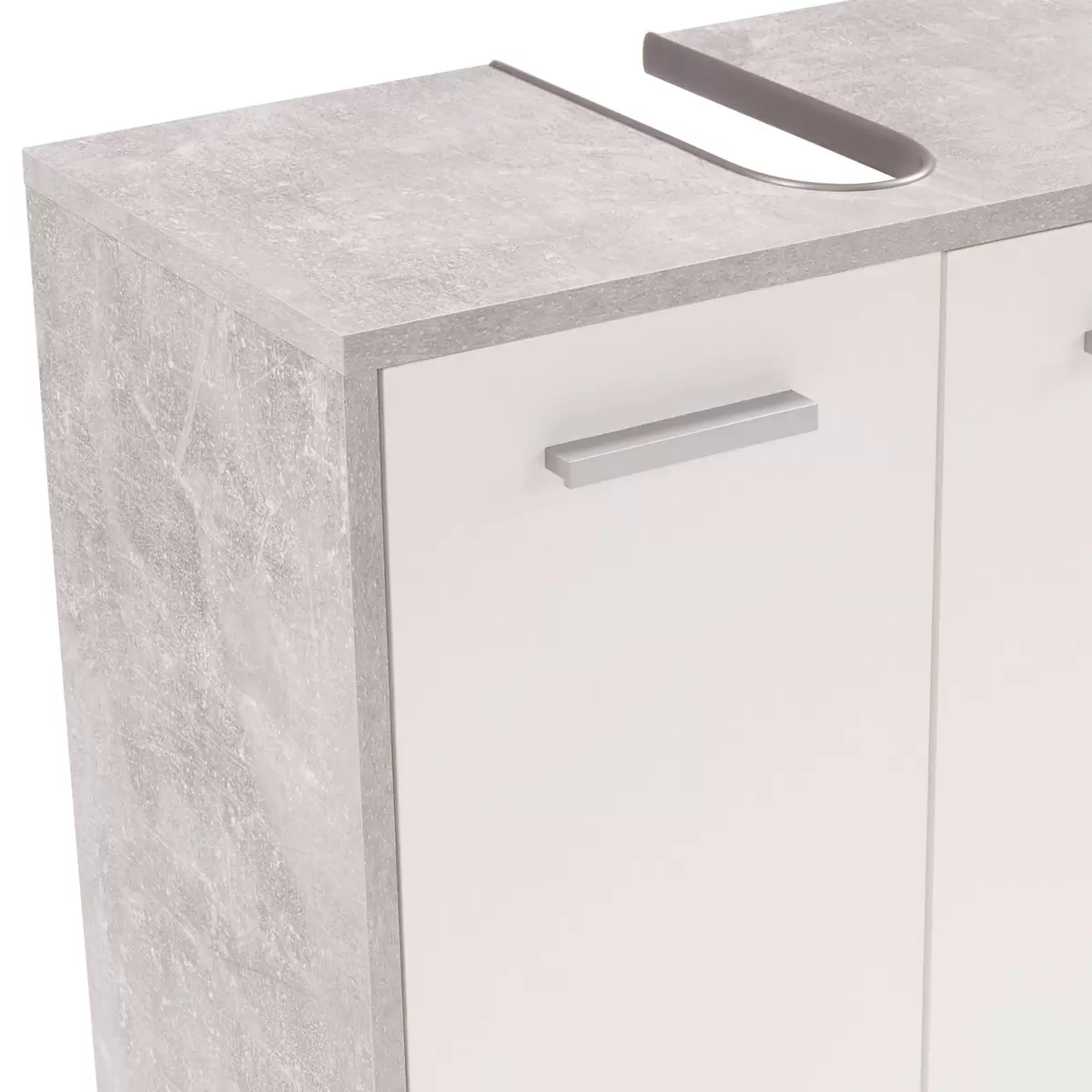 Waschbeckenunterschrank Attack Betonoptik