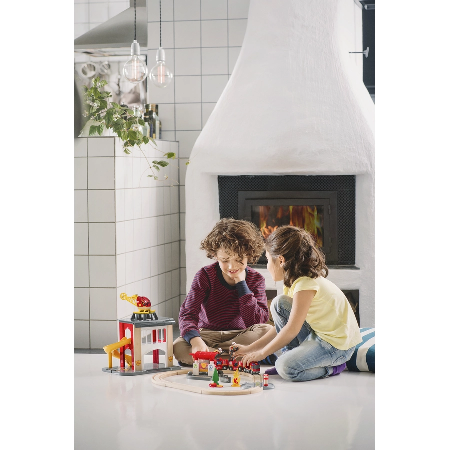 BRIO® WORLD Bahn Feuerwehr Set 33815