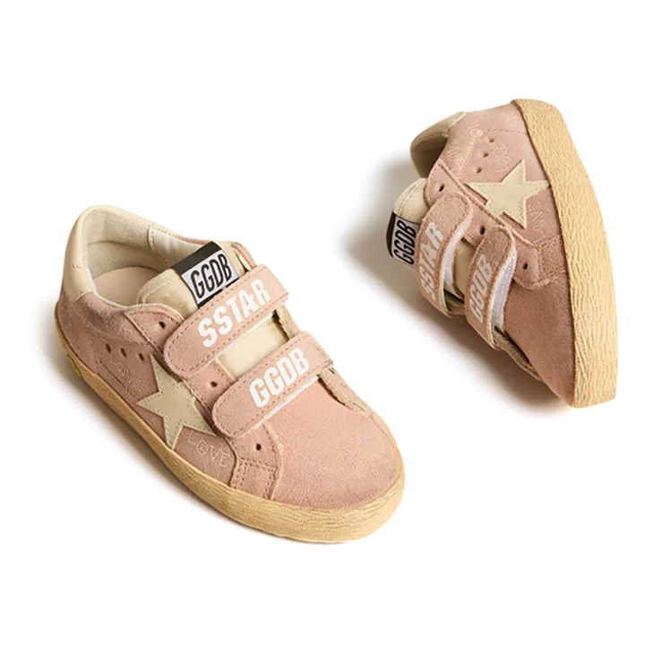 Golden Goose Baskets Scratchs Old School Suède | Rose