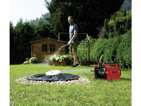 Einhell GC-GP 1045, 1050 W, AC, 4,8 stang, 4500 l/t, Frysesikker, Sort, Rød