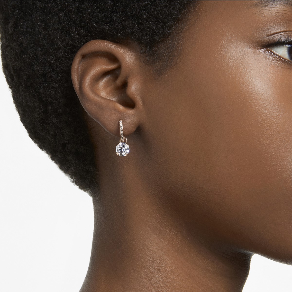 Boucles d'oreilles Swarovski Constella rosées