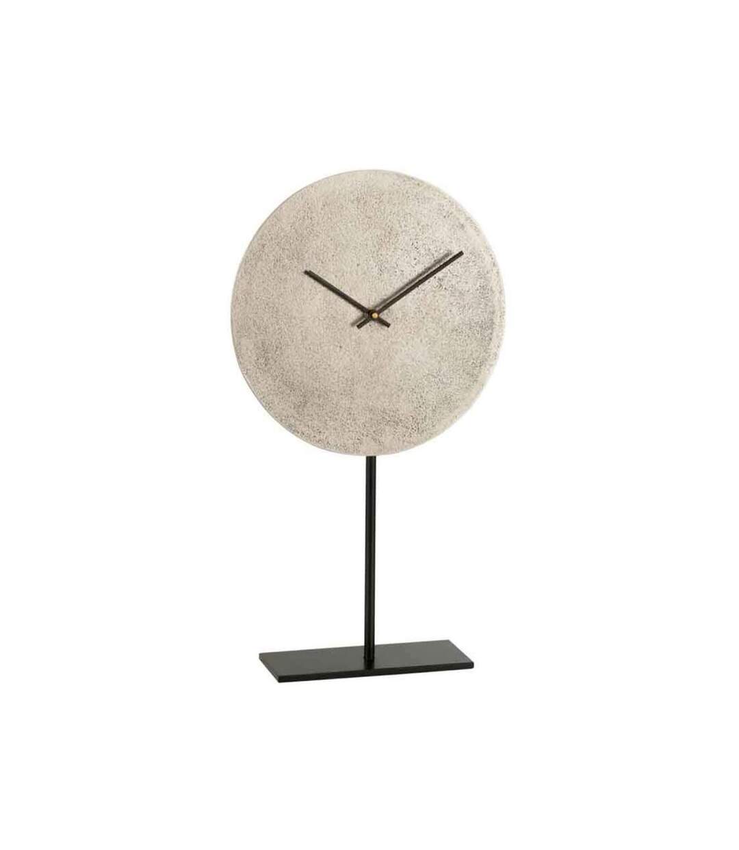 Paris Prix - Horloge Sur Pied En Métal matia 41cm Argent