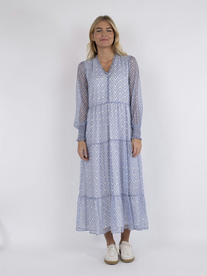 Neo Noir Kobia Big Tile Dress Light blue