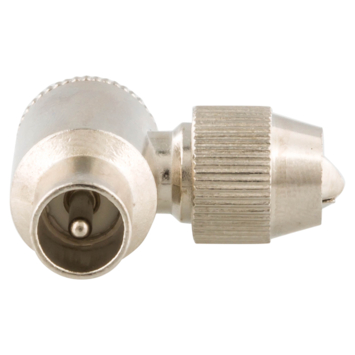 Q-Link coax stekker haaks male