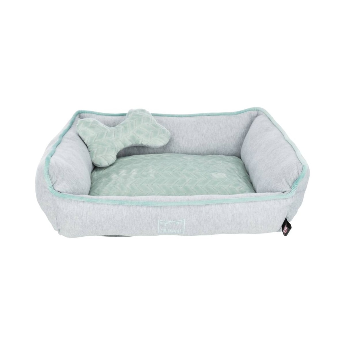 Hundeseng Junior 50x40cm grå/mint