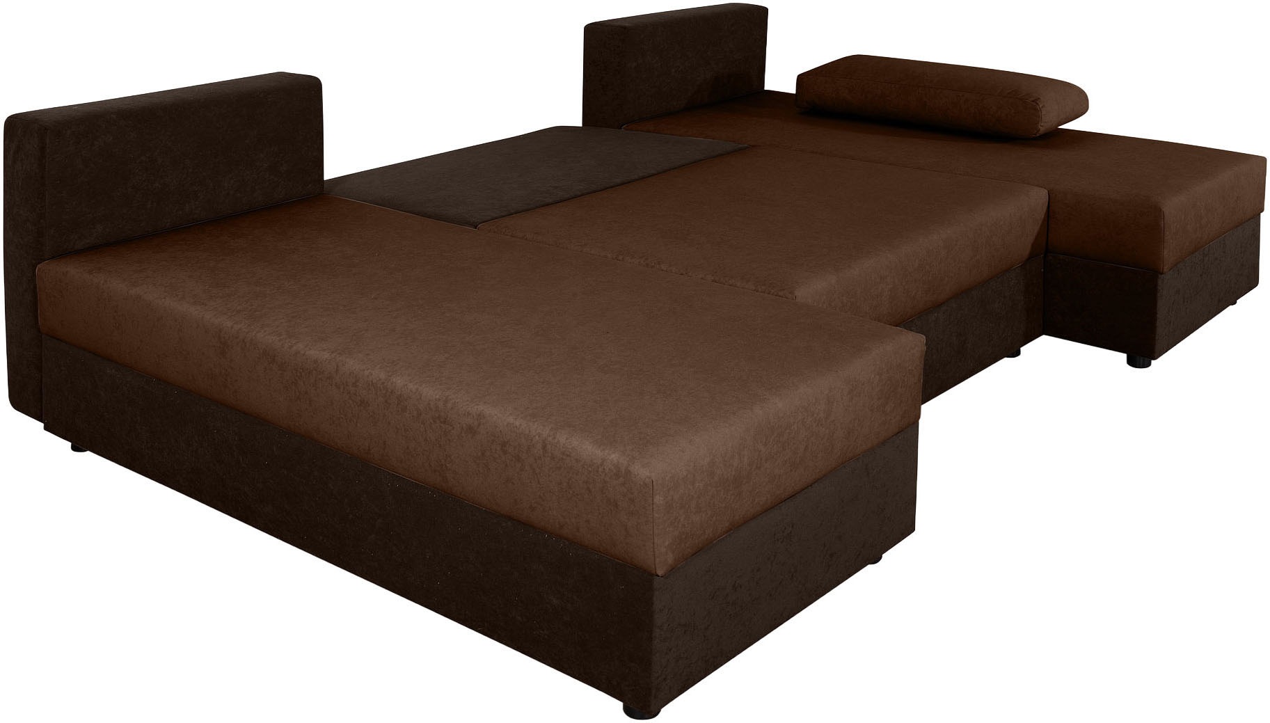 COLLECTION AB Wohnlandschaft »Pico U-Form« Wohnlandschaft,2 X Ottomane,Polyätherschaum Polsterung