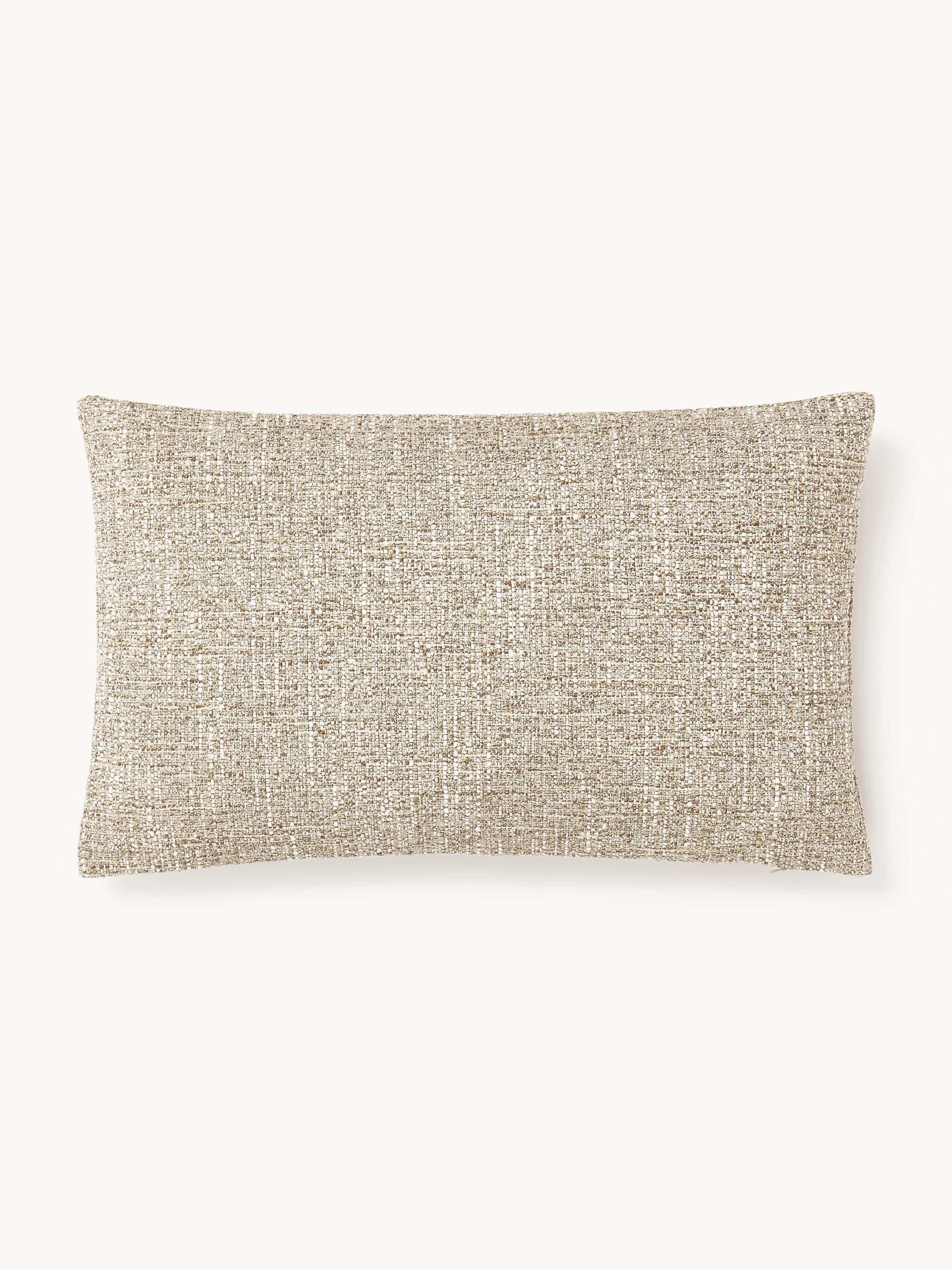 Bouclé kussenhoes Talea