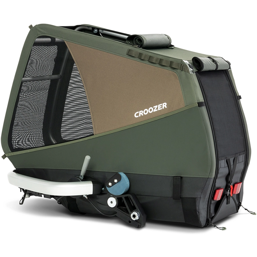 CROOZER Hundefahrradanhänger Dog Enna Moss green