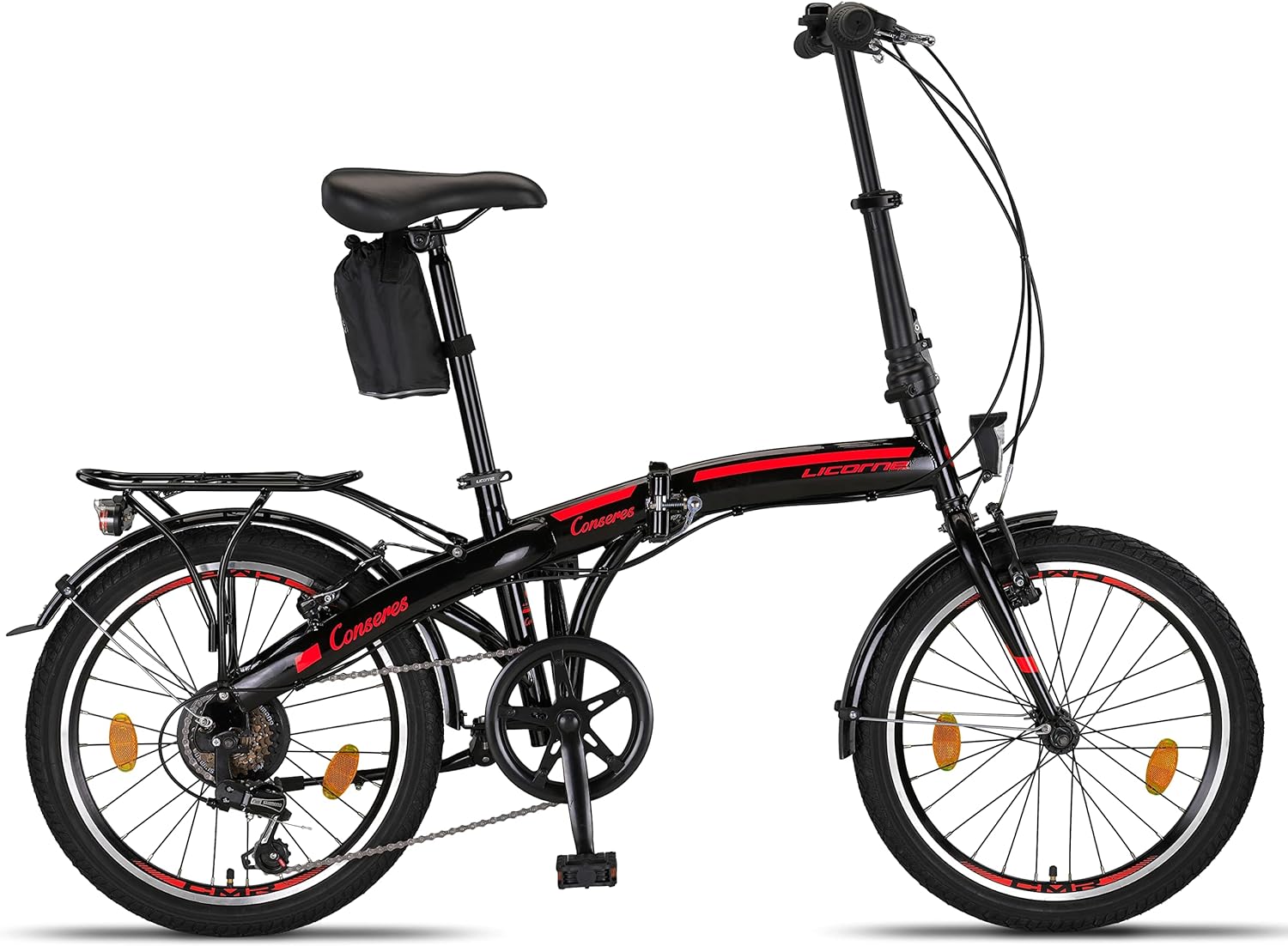 Bicicleta dobrável Licorne Bike Conseres, aro 20.