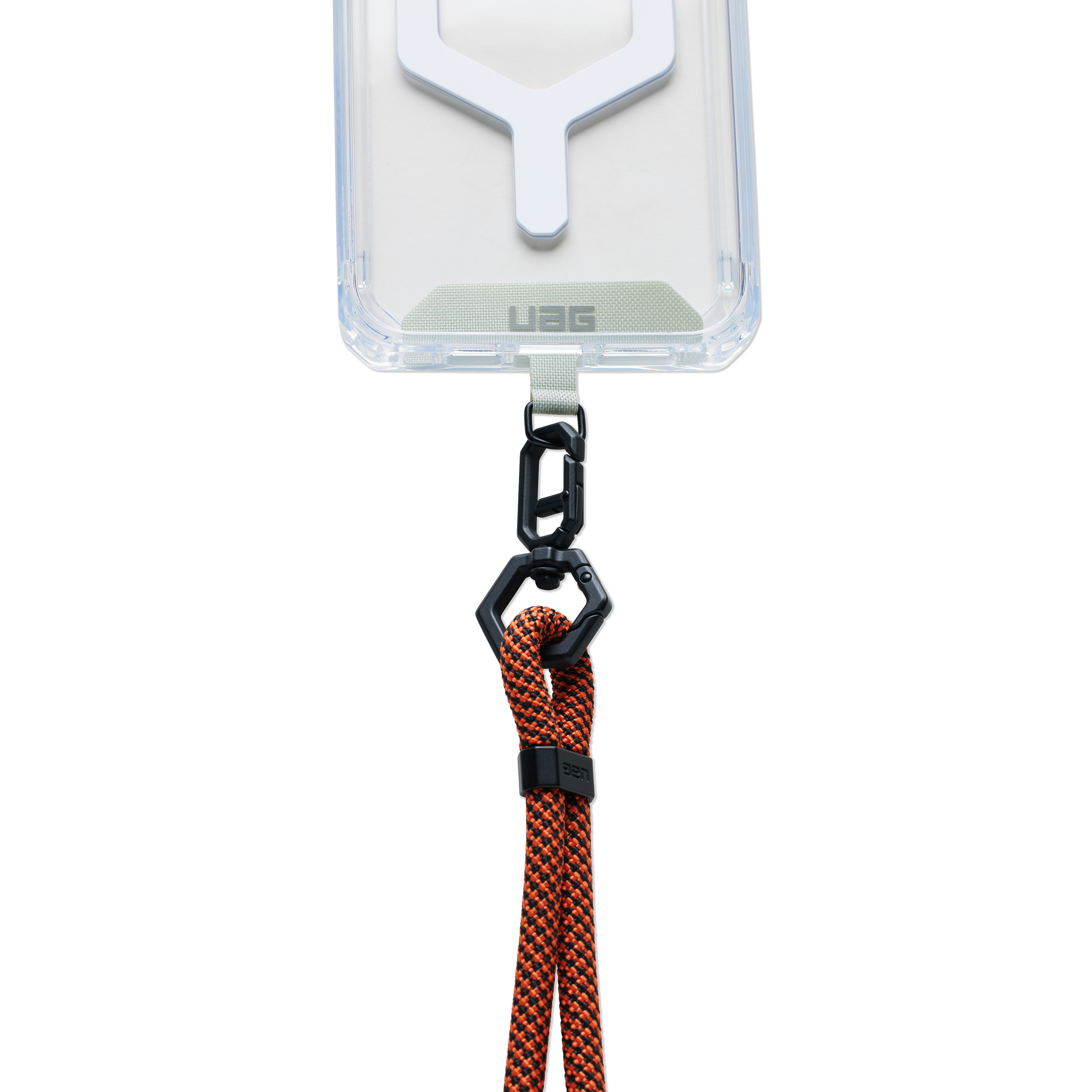(160cm) Universal Necklace Handykette Crossbody Slim Lanyard Civilian   1x Einlage (964420119140) - Orange