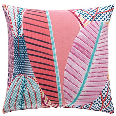 Linge de lit polycoton feuilles graphiques