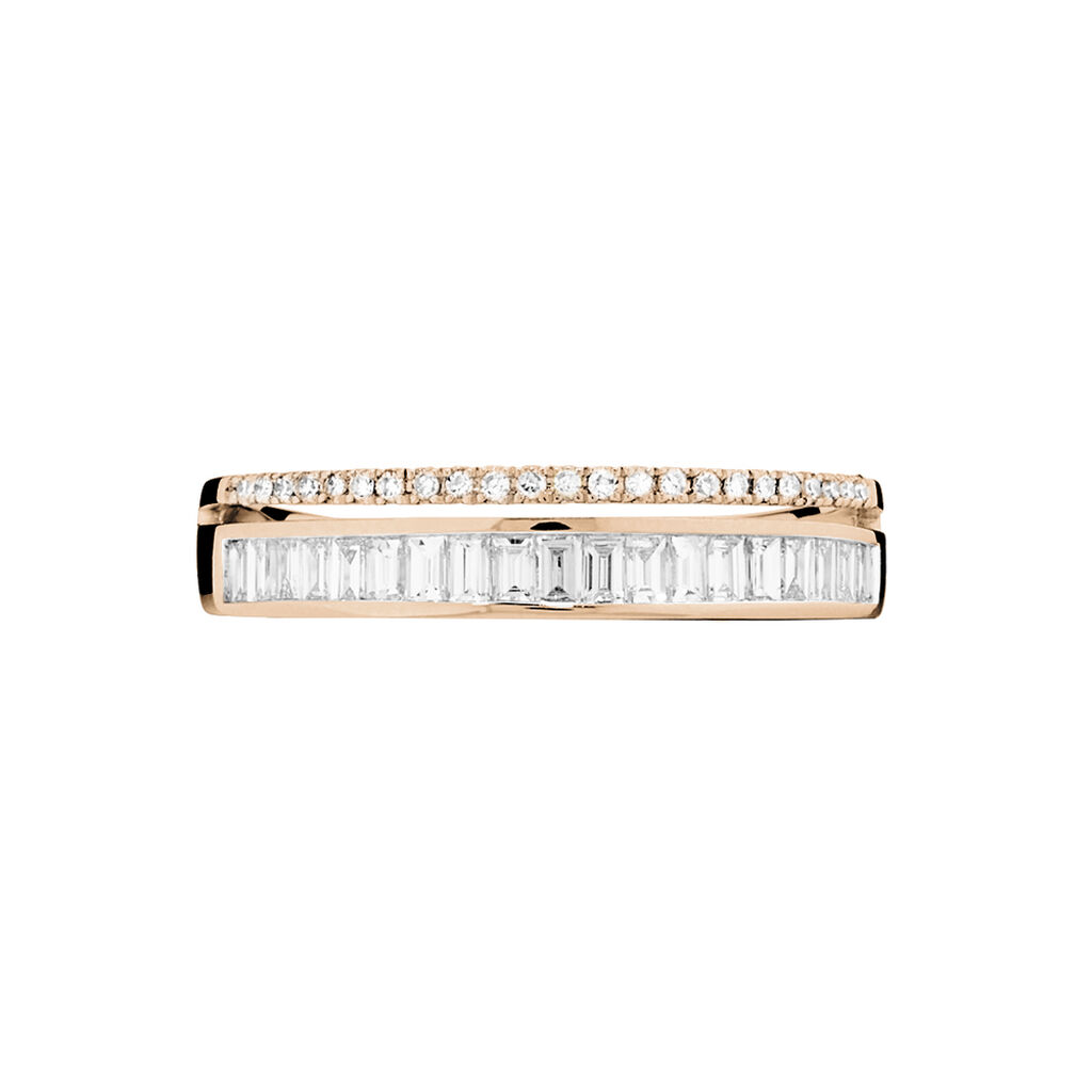 Bague Constance Or Rose Diamant