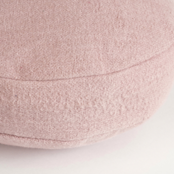 Sierkussen hart licht roze - l50xb45xh8cm