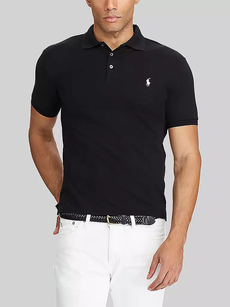 POLO RALPH LAUREN Poloshirt Slim Fit schwarz