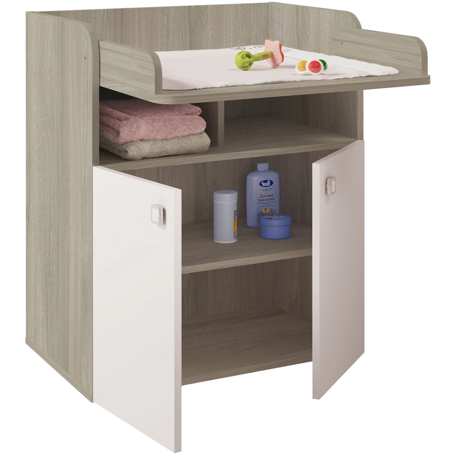 Polini Kids Wickelkommode Simple 1270 ulme-weiß