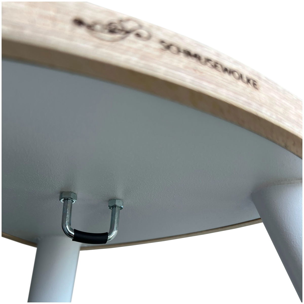 SCHMUSEWOLKESCHMUSEWOLKE   Tipi weiss mit weissem Motor und Bio Federwiege natur Synthetisch