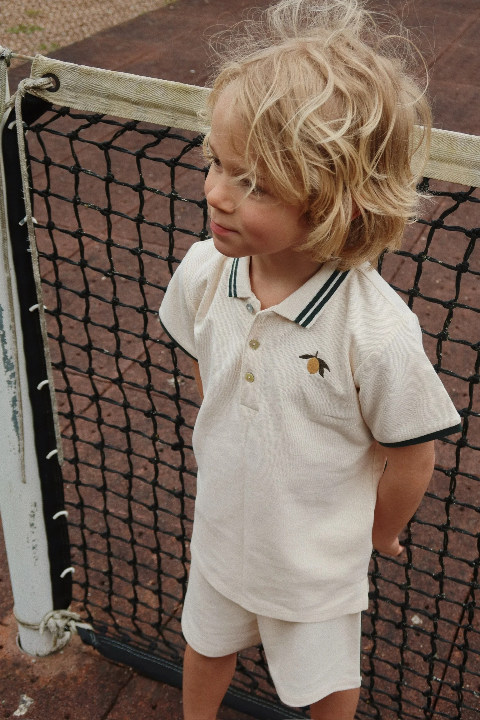 Florian polo - antique white - 12M