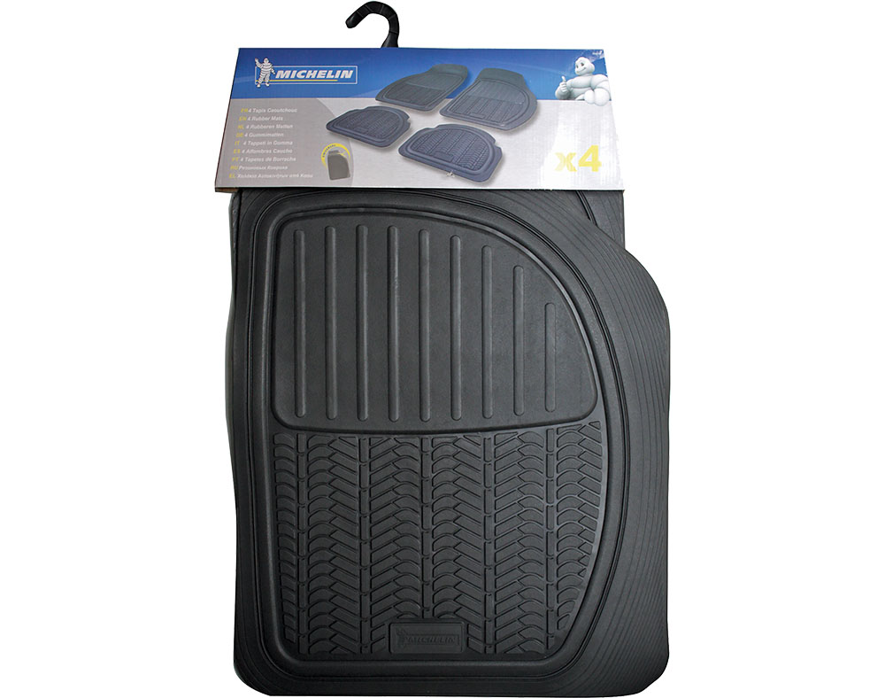 TAPETE BORRACHA MICHELIN PACK 4 UNIDADES