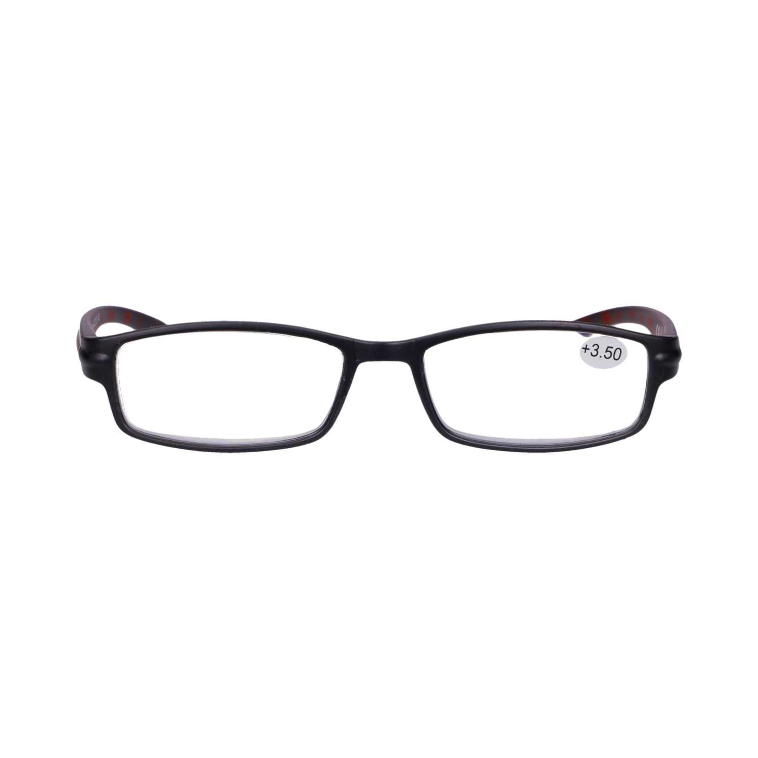 Star Optic Lesehilfe MD8 aus Kunststoff +3,5 Dioptrien schwarz/braun matt