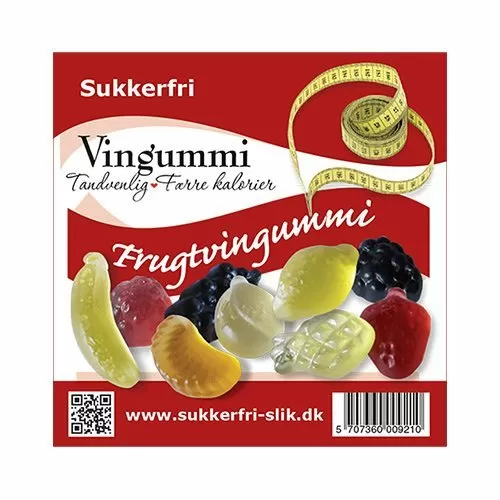 Frugtvingummi - 90 g.