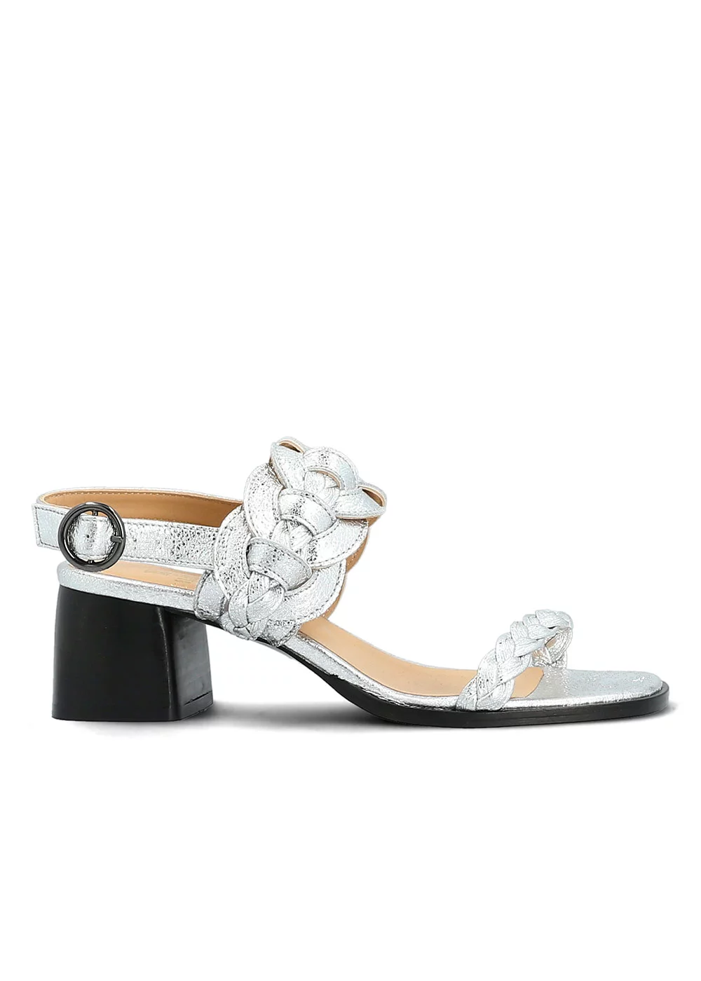SANDALE ROBINE CUIR ARGENT