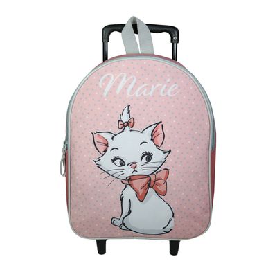 Sac maternelle à roulettes Marie - 1 compartiment - rose - Bagtrotter