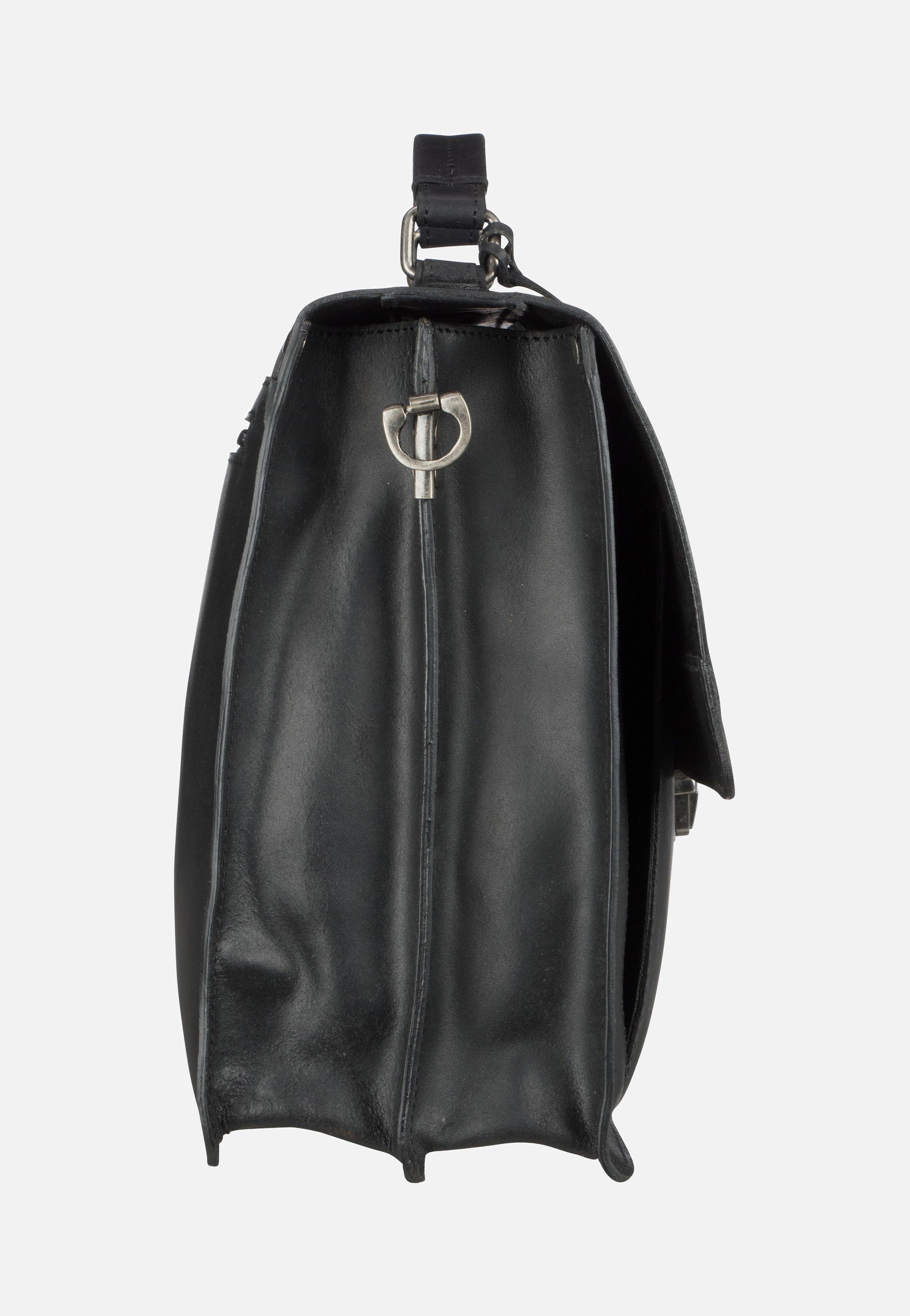 Vintage Scott Briefcase 6378 Black - Aktentasche