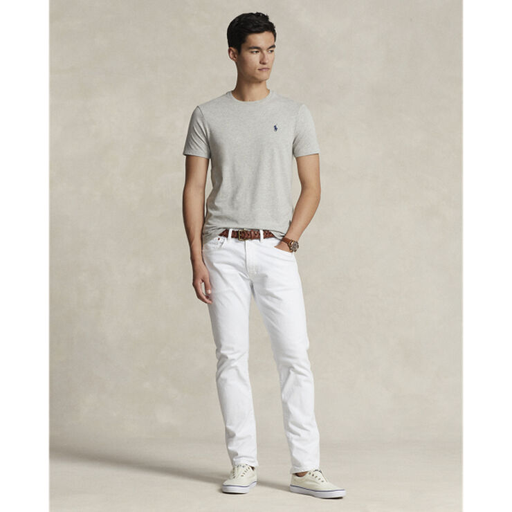 Polo Ralph Lauren Custom Slim Fit Cotton T-Shirt New grey heather