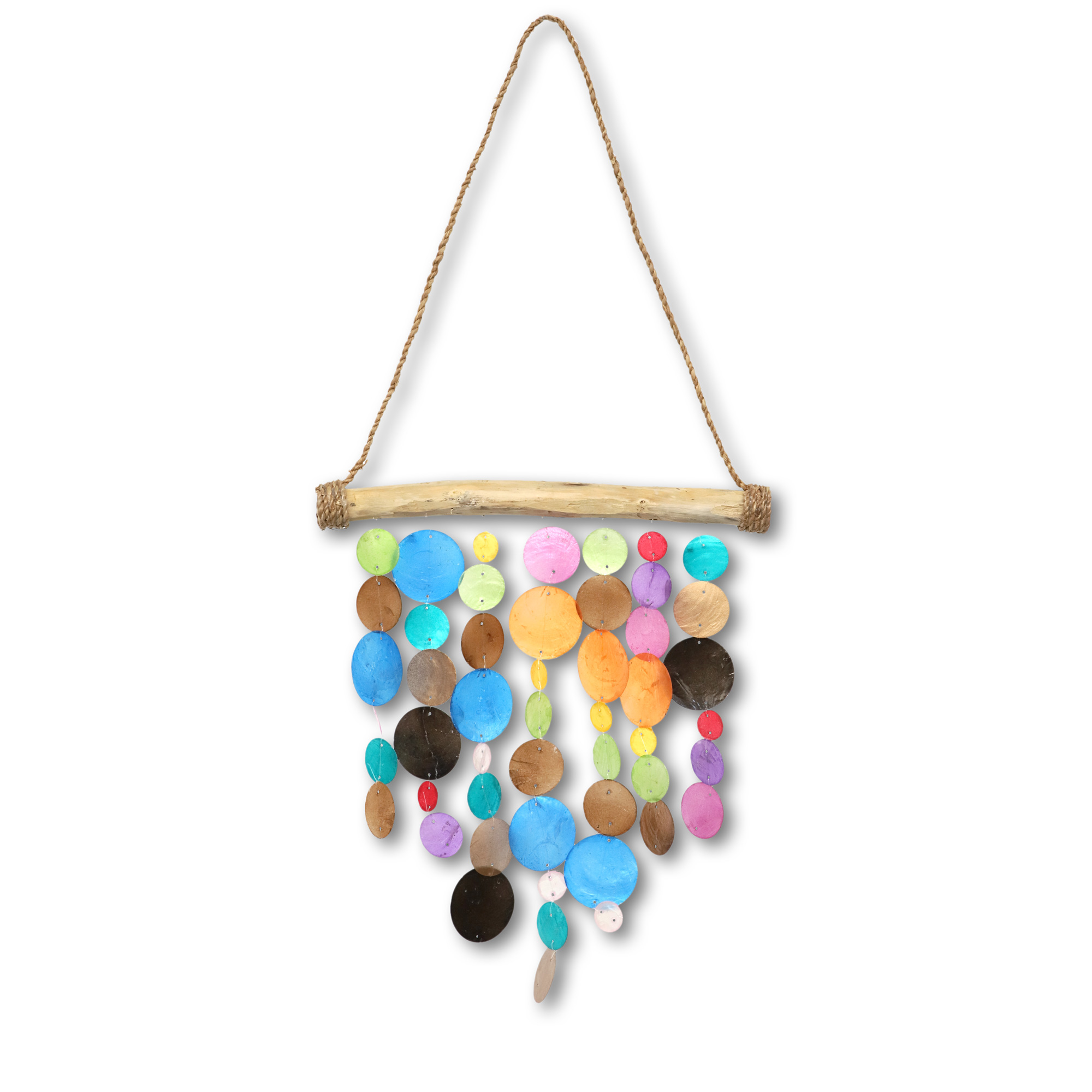 Windspiel 'Kreise' multicolor, H 36 cm, B 30 cm günstig bestellen