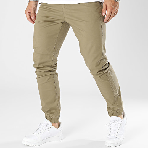 Pantalon Chino Relaxed 10052335 Vert Kaki