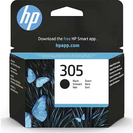HP 305 Black Original Ink Cartridge printerblæk