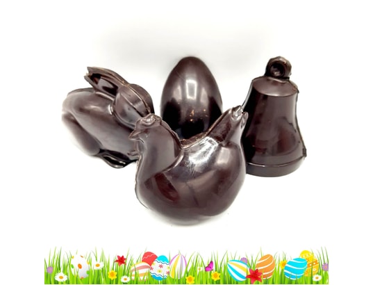 FRIFRI - Moule 3D Lot de 5 moules spécial Pâques pour chocolatière