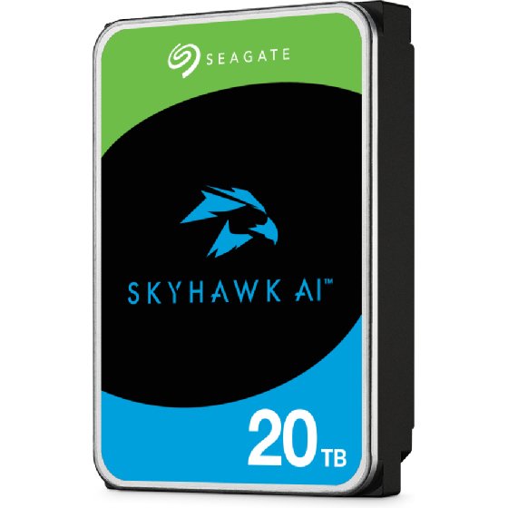 Seagate SkyHawk AI disque dur 20 To 7200 tr/min 512 Mo 3.5