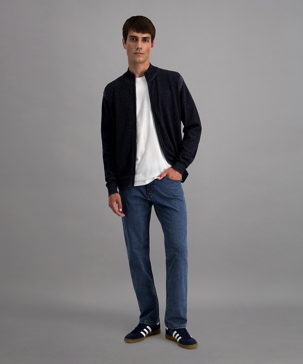 Pioneer Authentic Jeans Strickjacke , aus Baumwolle