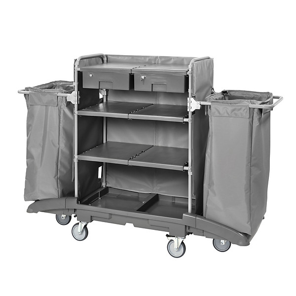 Chariot à linge Guialto Ischia Caréné gris L 190 x l 55 x H 152 cm