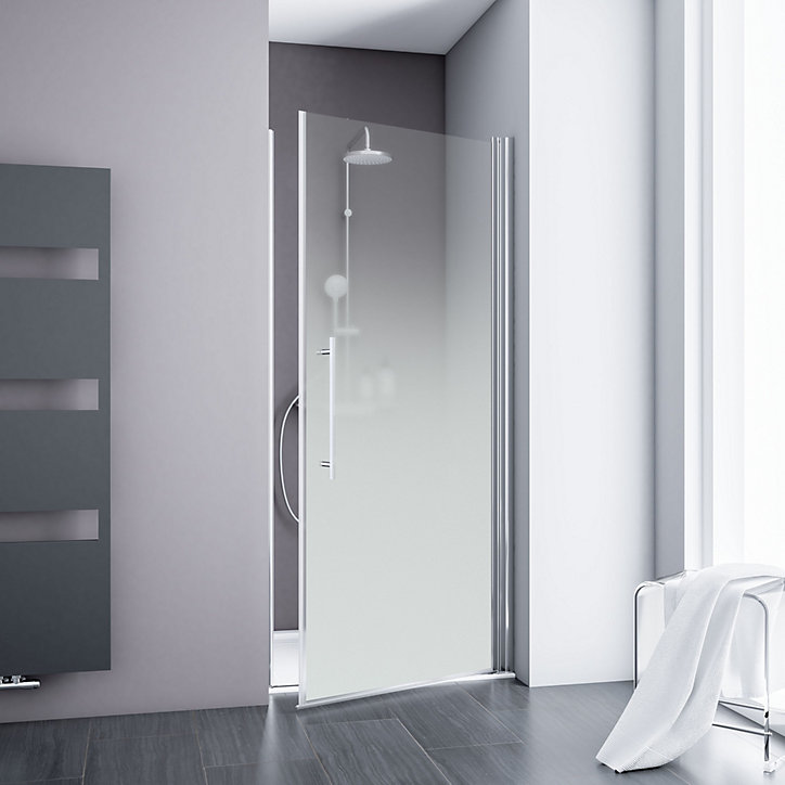 Porte de douche pivotante 90x192 cm, chrome, Schulte NewStyle