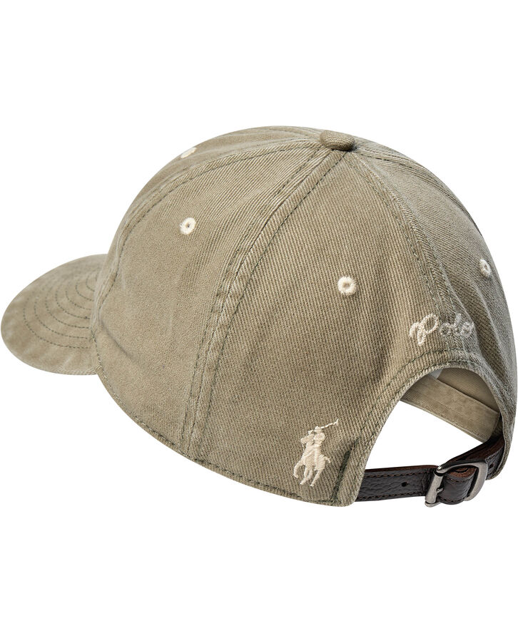 Polo Ralph Lauren COTTON TWILL-AUTH BBALL Basic olive