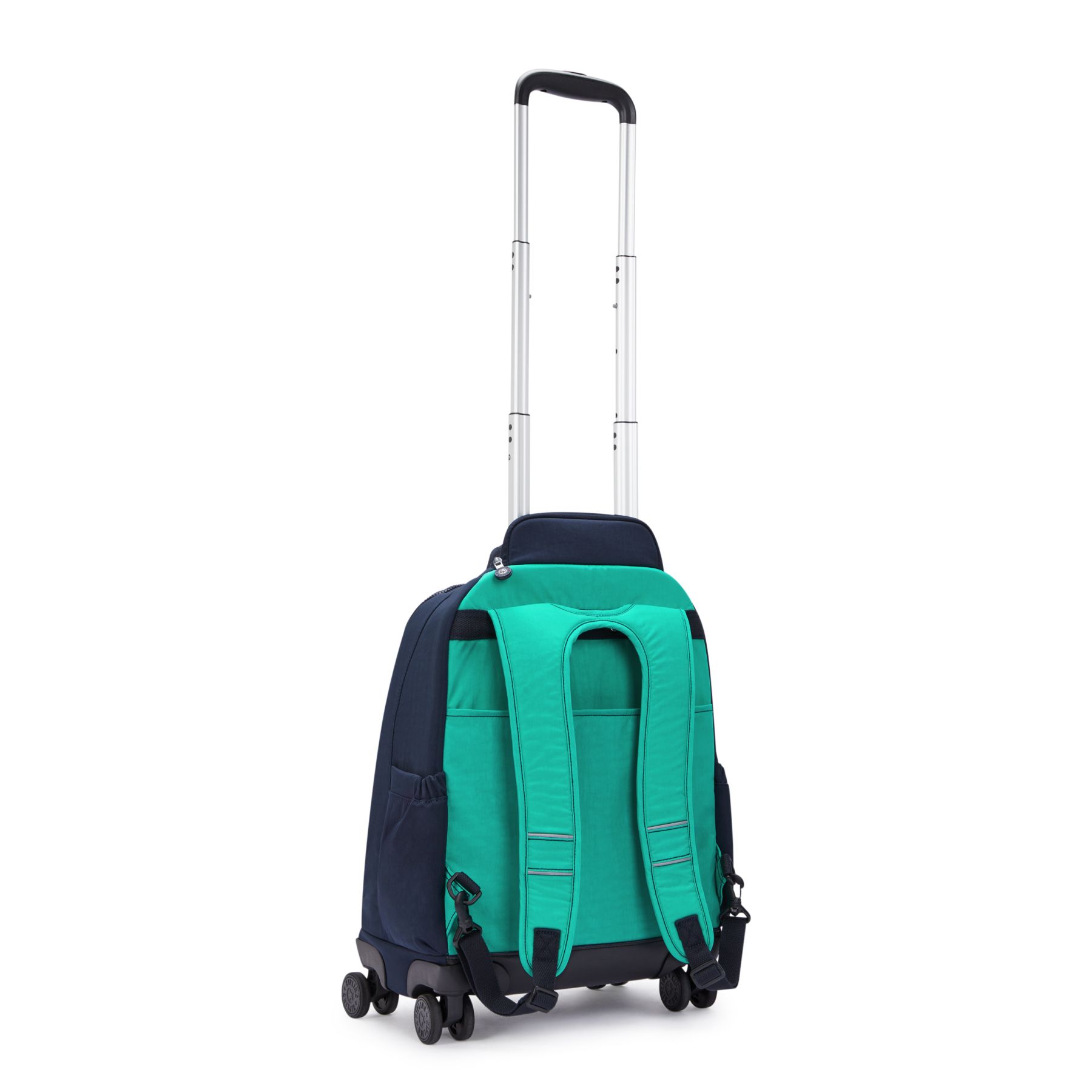 NEW ZEA Grand sac à dos à roulettes pour enfants avec protection pour ordinateur - Blue Green Block