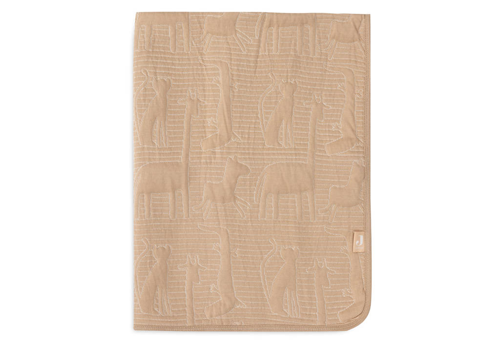 reversible wiegdeken Jungle Jambo - Biscuit/Oatmeal