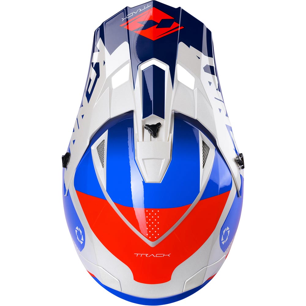 Kenny - Casque enfant Track Kid - 2024 Blanc / Bleu / Rouge