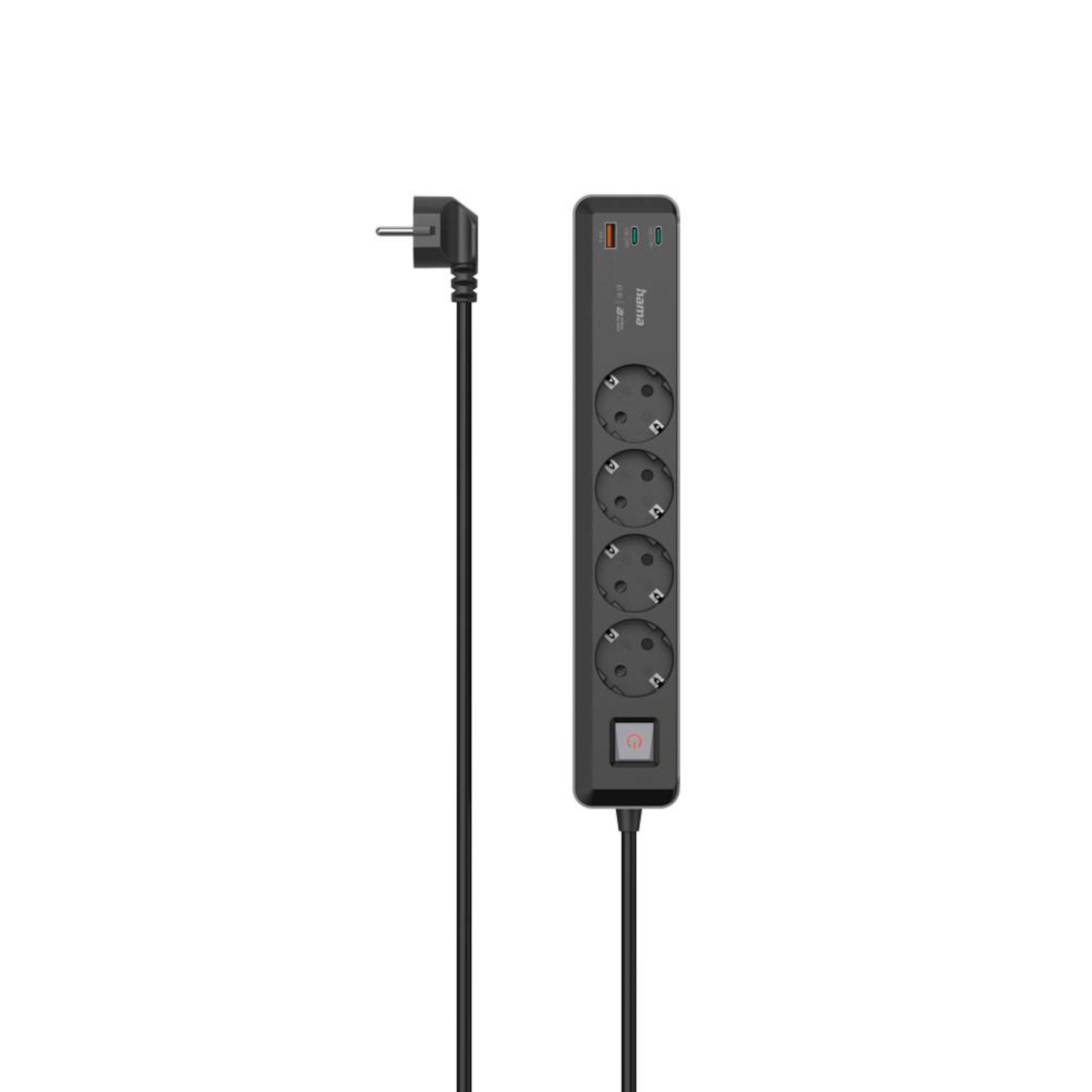 Hama Grenuttak med USB-C/A 65 W PD 4-uttak