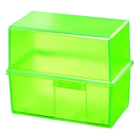 HAN Karteibox SIGNAL für 300 Karten DIN A8, PS, 89 x 71 x 58 mm, grün signal