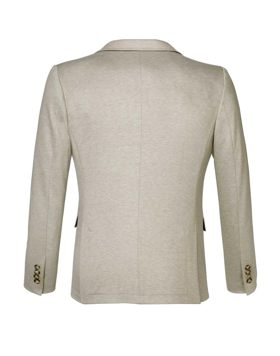 Veste casual maille beige