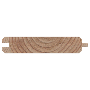 Blokhutprofiel Douglas ca. 2,8 x 14,5 cm, lengte ca. 180 cm